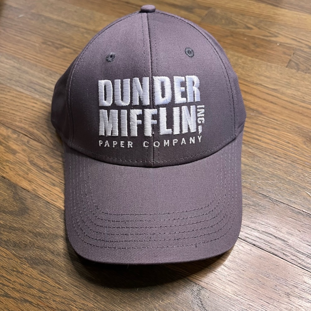 The Office grey Dunder & Mifflin hat NWT